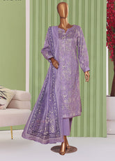 Dhagakari By HZ Textiles Ninokara Embroidered Cotton 3 Piece Unstitched Suit HZ25DV2 D-DNE-105